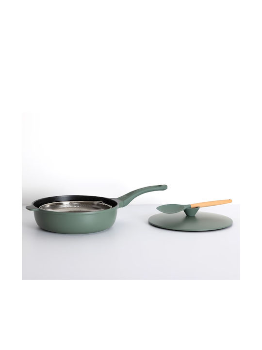 5Five Aluminum Pan with Lid with Ceramic Coating 28cm