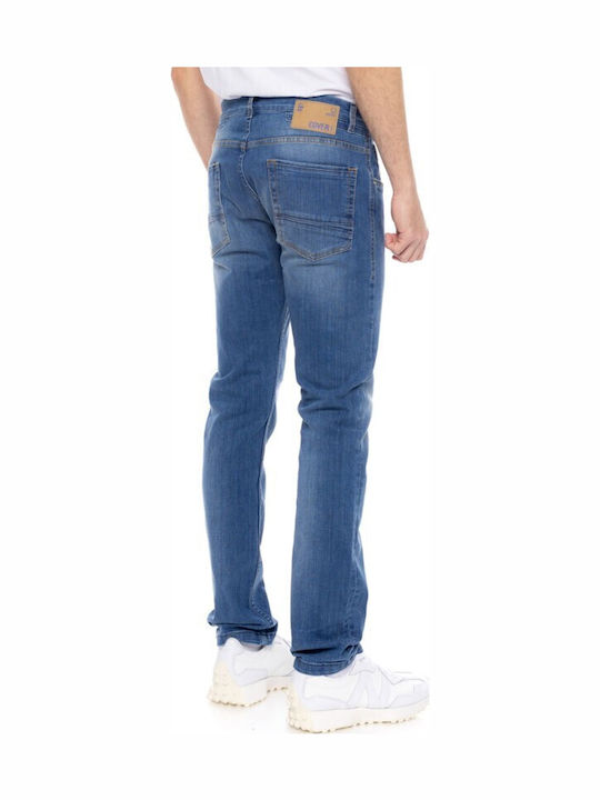 Cover Jeans Ανδρικό Παντελόνι Τζιν Ελαστικό Regular Fit Μπλε