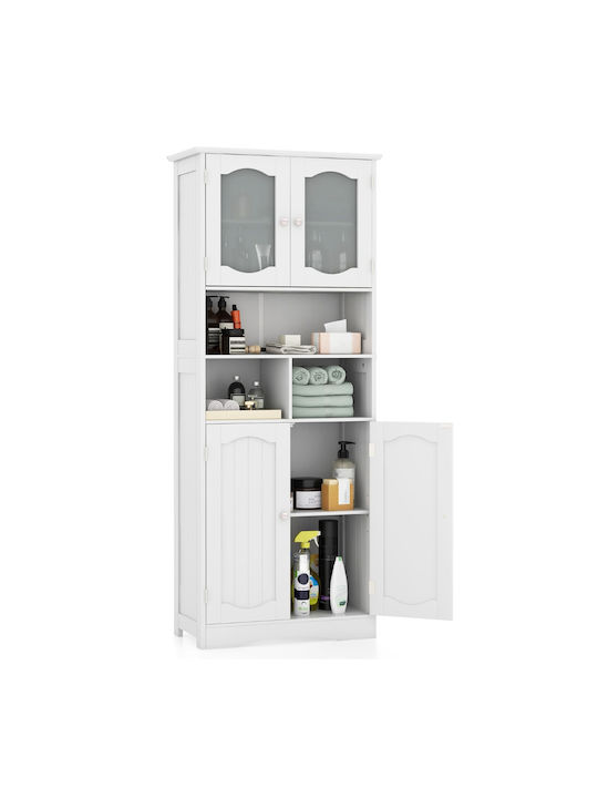 Шкаф Окачване Бял 60x30x148.5бр