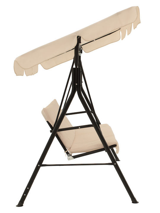 Globo Κούνια με Βάση 3 Θέσεων Μεταλλική Μ170xΠ110xΥ153cm Μπεζ Globo Κούνια με Βάση 3 Θέσεων Μεταλλική Μ170xΠ110xΥ153cm Μπεζ