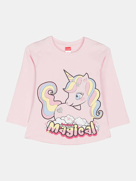 Kinder-Set mit Leggings Winter 2Stück Pink Magic Unicorn