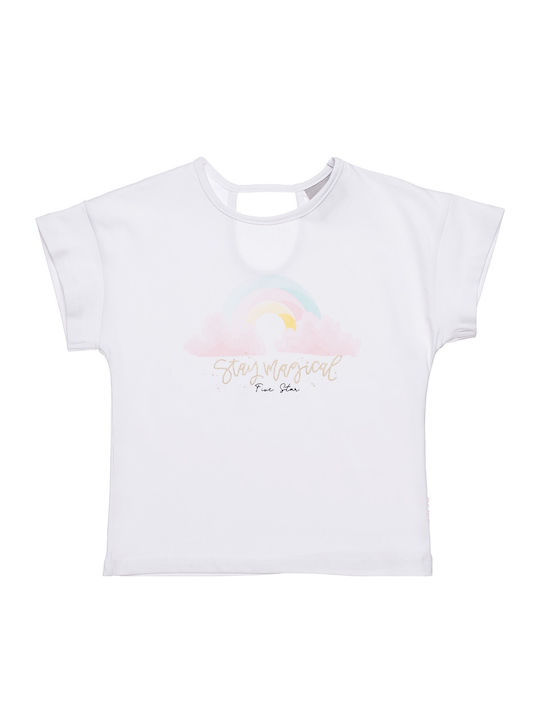 Kids' Set with Leggings Summer 3pcs White