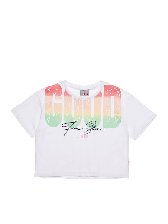 Kids' Set with Leggings Summer 3pcs White