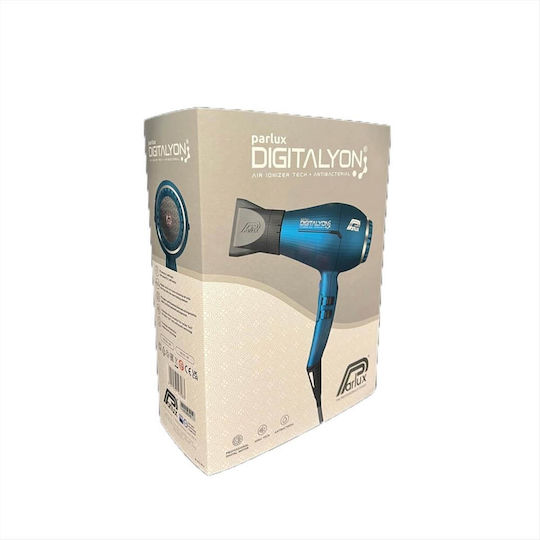 Parlux Digitalyon Ionic Professional Hair Dryer 2400W Glitter Blue