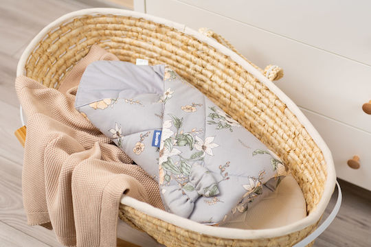 Sensillo Blanket Nursery Swaddling Blankets Velvet Gray 75x75cm