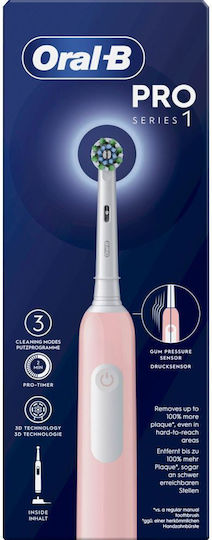 Oral-B Pro Series 1 Electric Toothbrush with Pressure Sensor Pink
