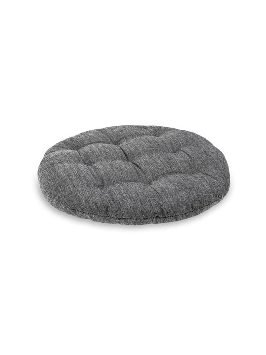 Μαξιλάρι Καρέκλας Κήπου Στρογγυλό Gray 38x38εκ.