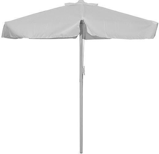 Aluminum Garden & Terrace Parasol with Ventilation Opening White Aluminum Garden & Terrace Parasol with Ventilation Opening White