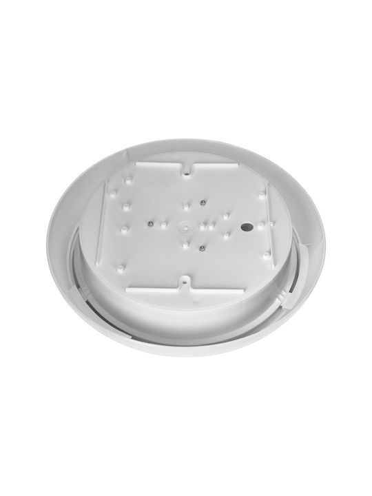 Lustră de tavan Adviti Koko Ad-pl-6256we27pmr 2xe27 2x40w Senzor de mișcare Ip44 Ik10 Plastic Alb