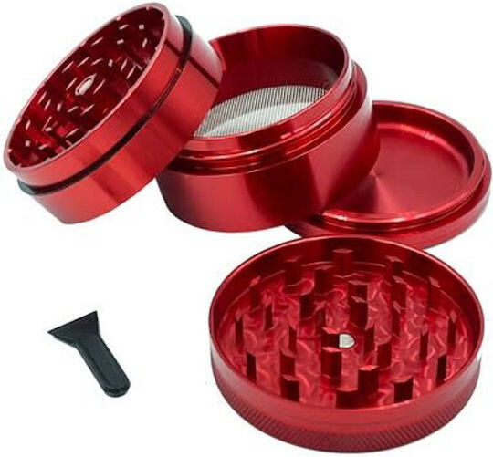 Elements Grinder Τρίφτης Κόκκινο Mini 38mm Aluminium 4 Parts