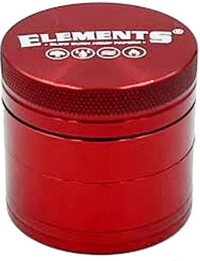 Elements Grinder Τρίφτης Κόκκινο Mini 38mm Aluminium 4 Parts