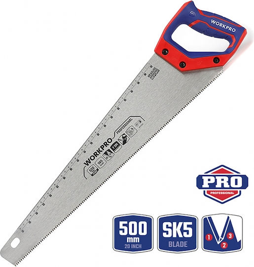 Σεγατσα 500mm 20" 7tpi Wp215007 Workpro Profi