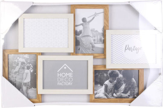 The Home Deco Factory Wooden Photo Frame with Beige Frame