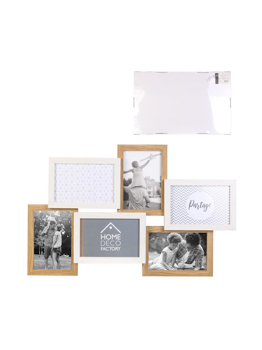 The Home Deco Factory Wooden Photo Frame with Beige Frame