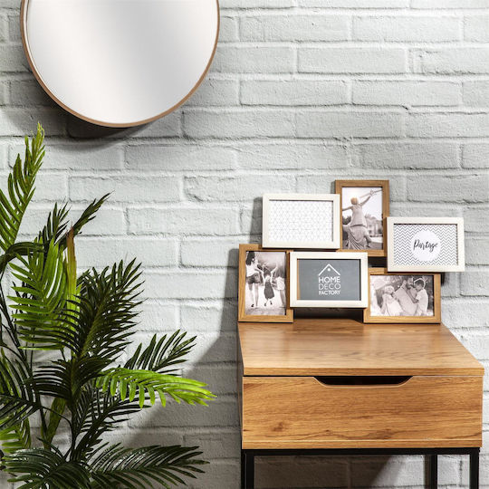 The Home Deco Factory Wooden Photo Frame with Beige Frame