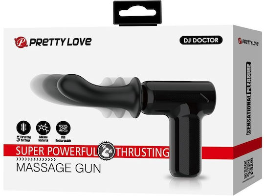 Pretty Love Dj Mini Δονητής Μασάζ 5cm Μαύρος