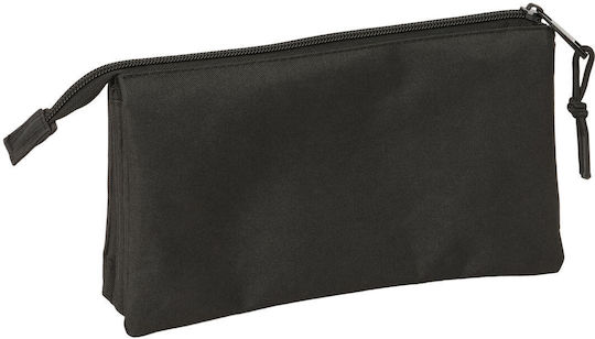 Karactermania Federmäppchen mit 3 Fächern Schwarz