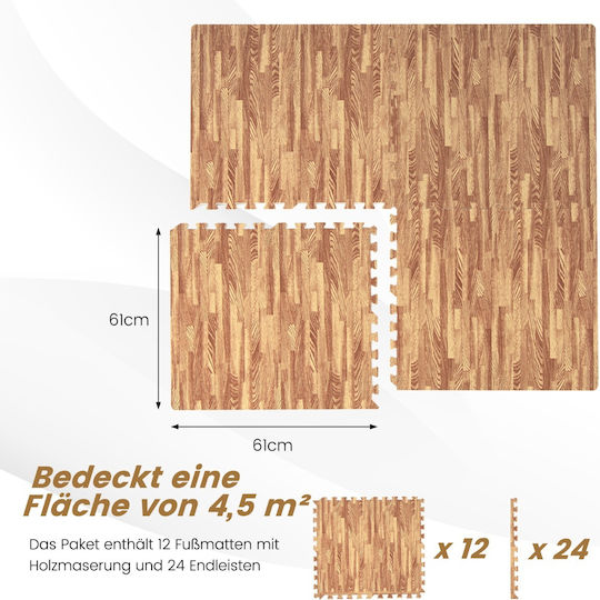 Costway Plastic Floor 10mm in Roll Price per Square Meter