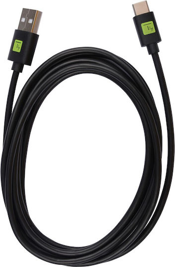 Techly Icoc USB 3.1 Cable USB-C male - USB-A Black 2m (5554)