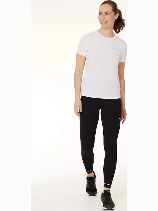 Damen Sportlich T-Shirt Schnell trocknend Weiß