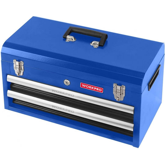 WorkPro Metallic Tool Carrier with Toolbox W46xD24xH22cm