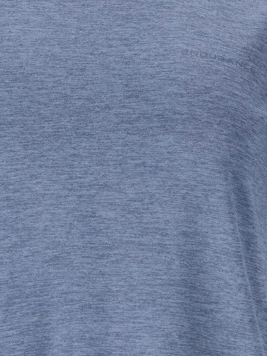 Damen T-Shirt Schnell trocknend Hellblau