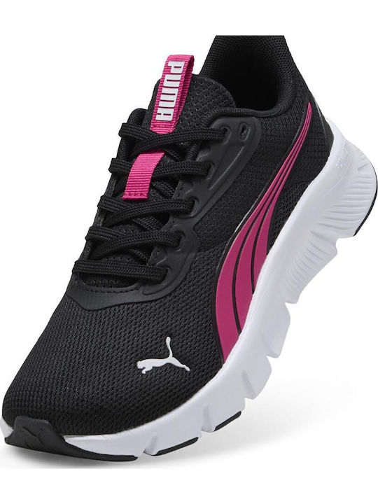 Flexfocus Lite Kinder Sportschuhe Laufen mit Schnürsenkeln Schwarz