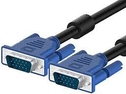 Naxius Cable VGA male - VGA male Μαύρο 10m