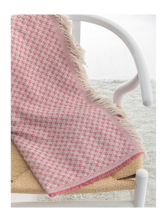 Palamaiki Mary Ριχτάρι Διθέσιου Καναπέ 210x250εκ. Rose