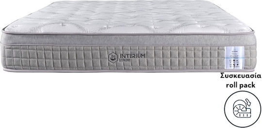 Interium Υπέρδιπλο Ανατομικό Στρώμα Roll Pack 160x200cm με Ανεξάρτητα Ελατήρια & Ανώστρωμα