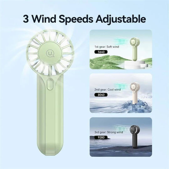 Usams Handheld USB Black Fan ZB288FS01