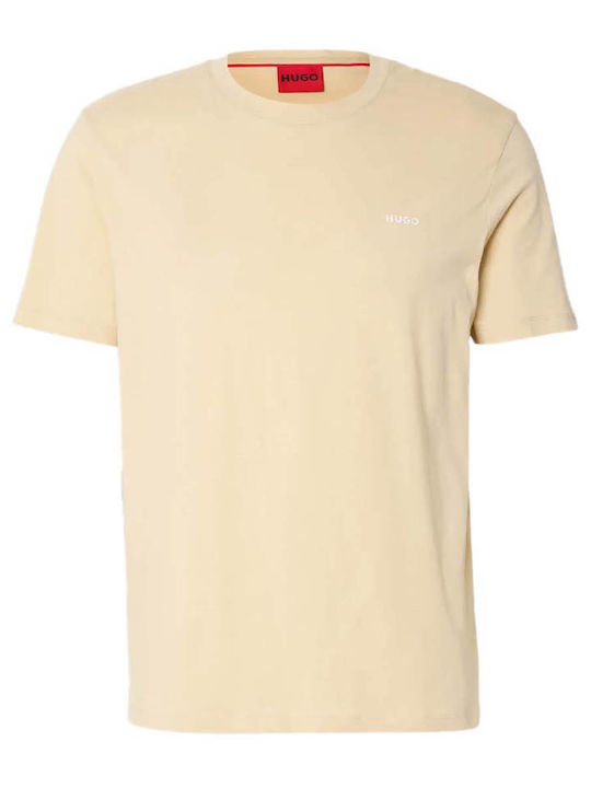 Hugo T-shirt Beige 50466158-285 | Skroutz.eu