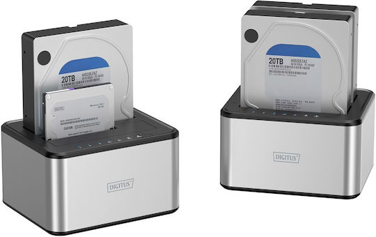 Digitus Dockingstation für 2 Festplatten SATA 3.5" / 2.5" mit USB 3.0 Verbindung (DA-71540-2)