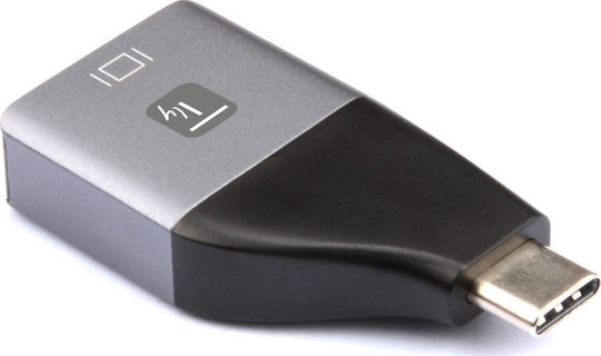 Techly USB-C Weiblich zu USB-C Männlich Konverter 1Stück IADAP USBC-DP4K