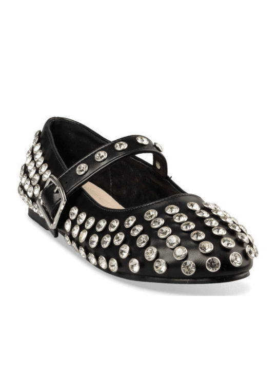 Damen Ballerinas Schwarz