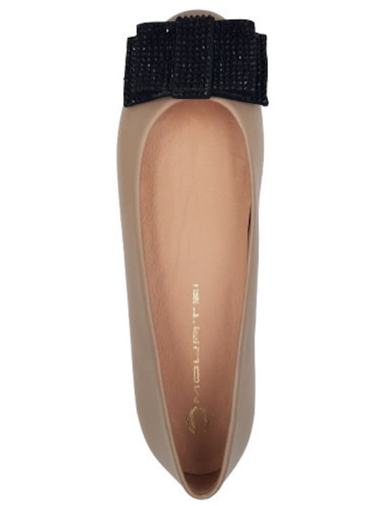 Anatomic Leather Ballerinas Beige