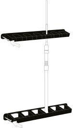 Delphin Wallhold Rod Holder 6 Positions Wall Mount