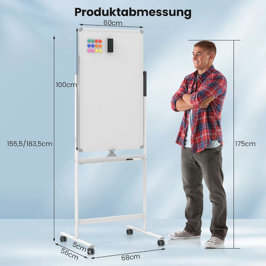 Costway Magnetic with a Tripod with a Tripod 68x56cm