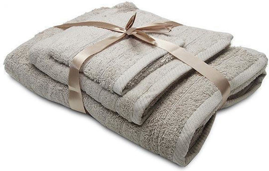 Sunshine Handtuch Dory 30x50εκ. 11 Beige Medium Gewicht 600gr/m²