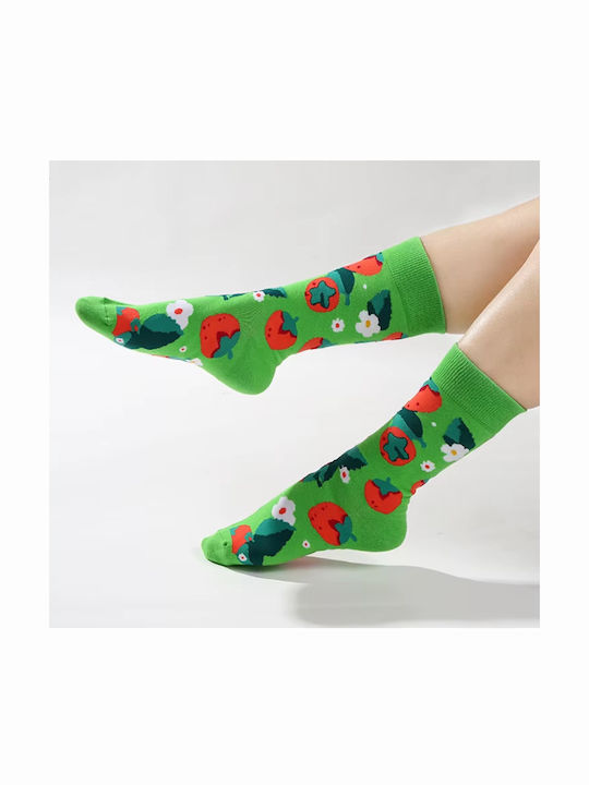 Roza Socks Unisex Κάλτσα ” Strawberry ” Roza Socks Unisex Κάλτσα ” Strawberry ”