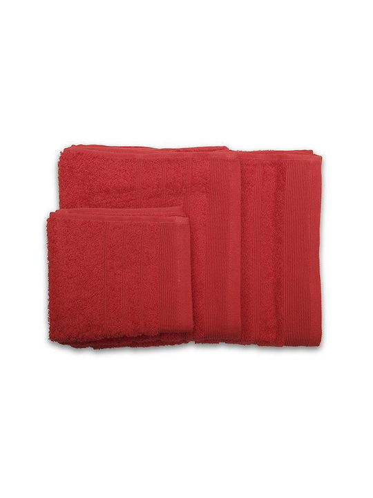Sunshine Facecloth Chimbouri 50x90cm 21 Red Weight 500gr/m²