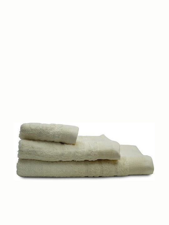 Sunshine Bath Towel Set 3pcs Chimbouri Ecru Weight 500gr/m²