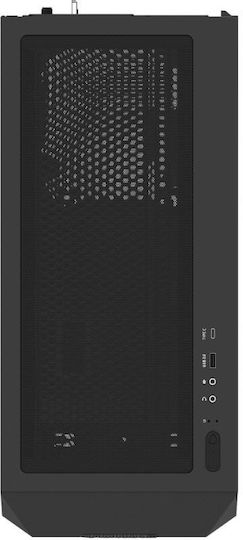 Aqirys Wezen PRO Gaming Middle Tower Carcasă Calculator cu Fereastră Laterală și Iluminare RGB Negru