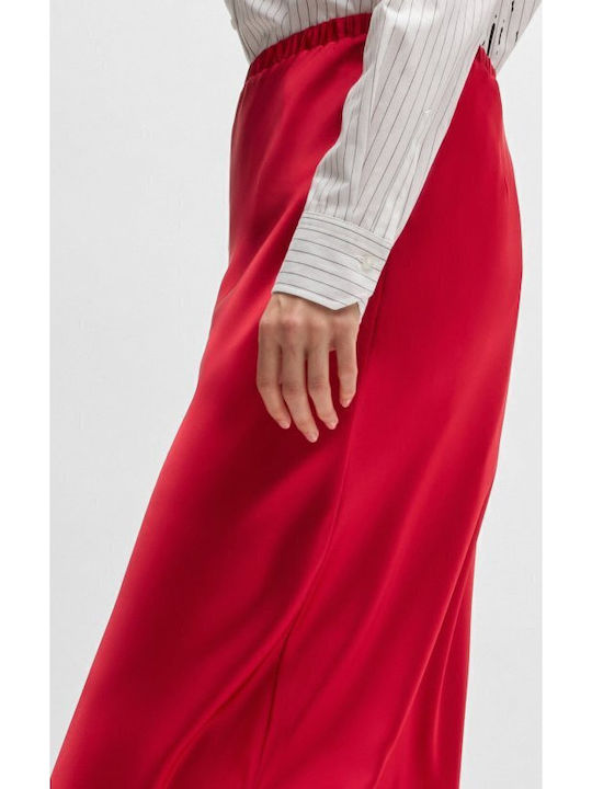 Remna Maxi Fustă Red