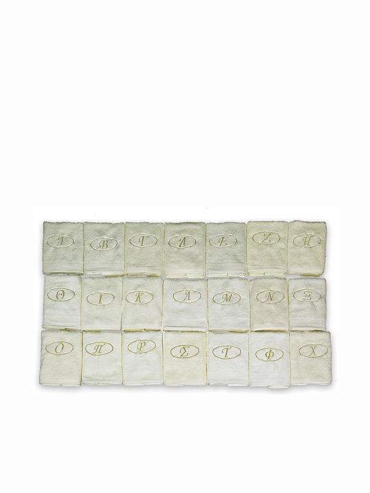 Viopros Πετσέτα Προσώπου Φ 50x100εκ. Λευκό Βάρους 480gr/m²