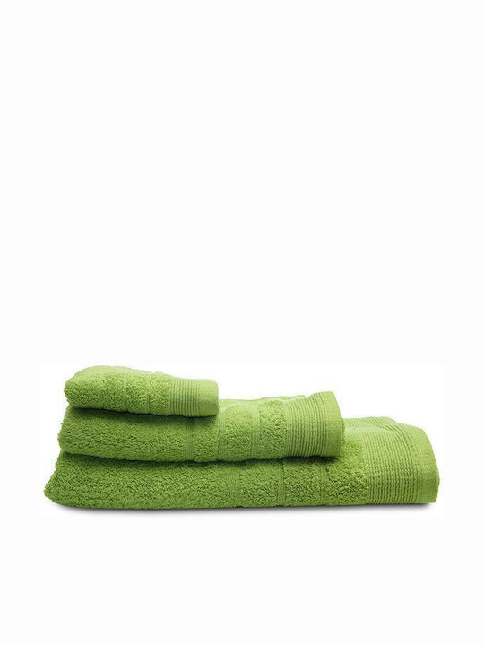 Sunshine Bath Towel Set 3pcs Chimbouri 14 Green Weight 500gr/m²