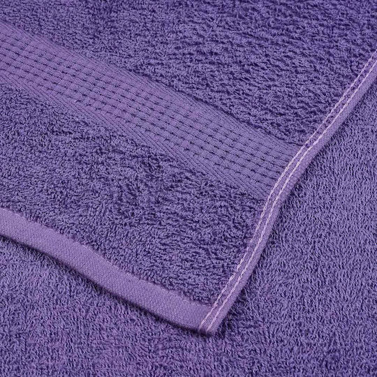 vidaXL Badehandtuch 100x200cm Lila 2 Stück Gewicht 360g/m²