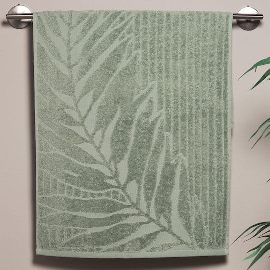 Kentia Πετσέτα Σώματος Stylish Pianta 70x140εκ. Mint Βάρους 500gr/m²