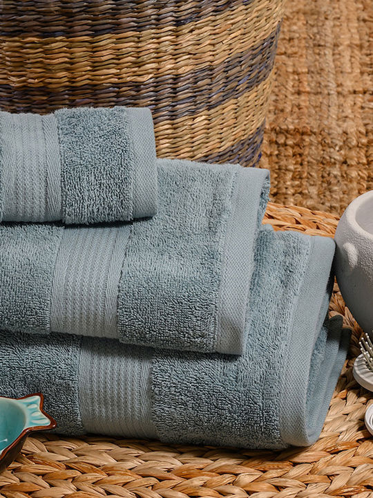 Melinen Bath Towel Set 3pcs Kenzo Aqua Weight 450gr/m²