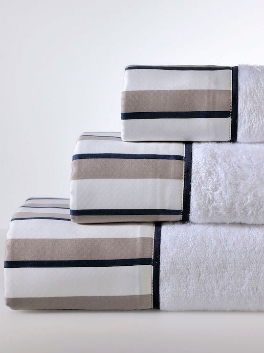 Down Town Home Bath Towel Set 3pcs Oscar 812 Weight 600gr/m²
